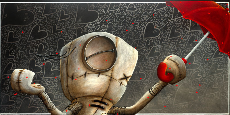 Fabio Napoleoni Shower Me with Love and Kisses (SN) Canvas